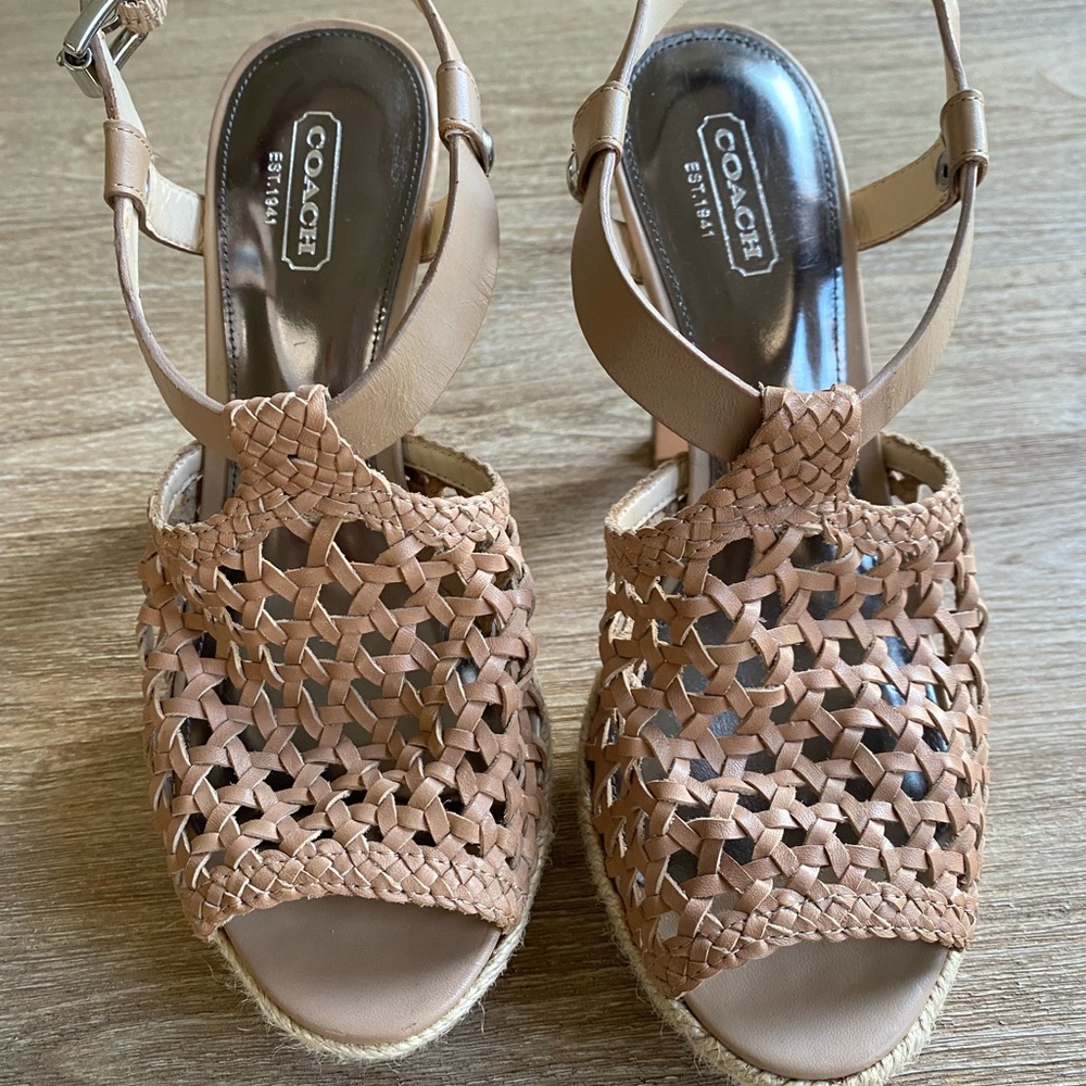 Coach Platform Heels size 7